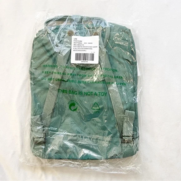 Fjallraven Kanken Backpack in Frost Green - Picture 3 of 3